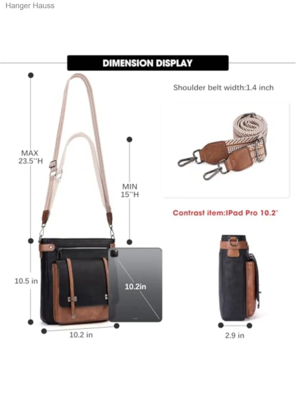 N/A sleek crossbody