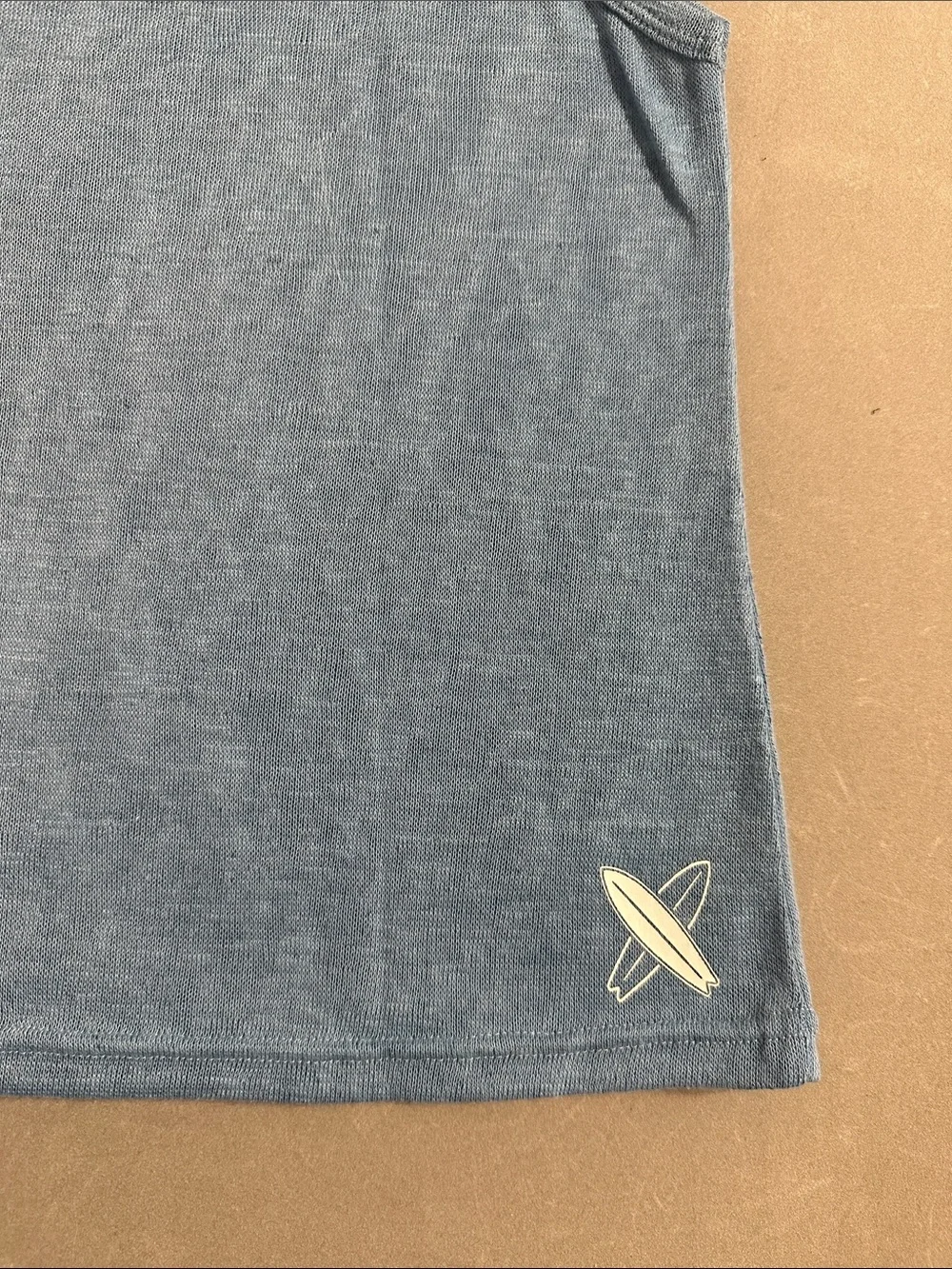 SER.O.YA Men's Heather Blue Swim Tank M *small flaw*