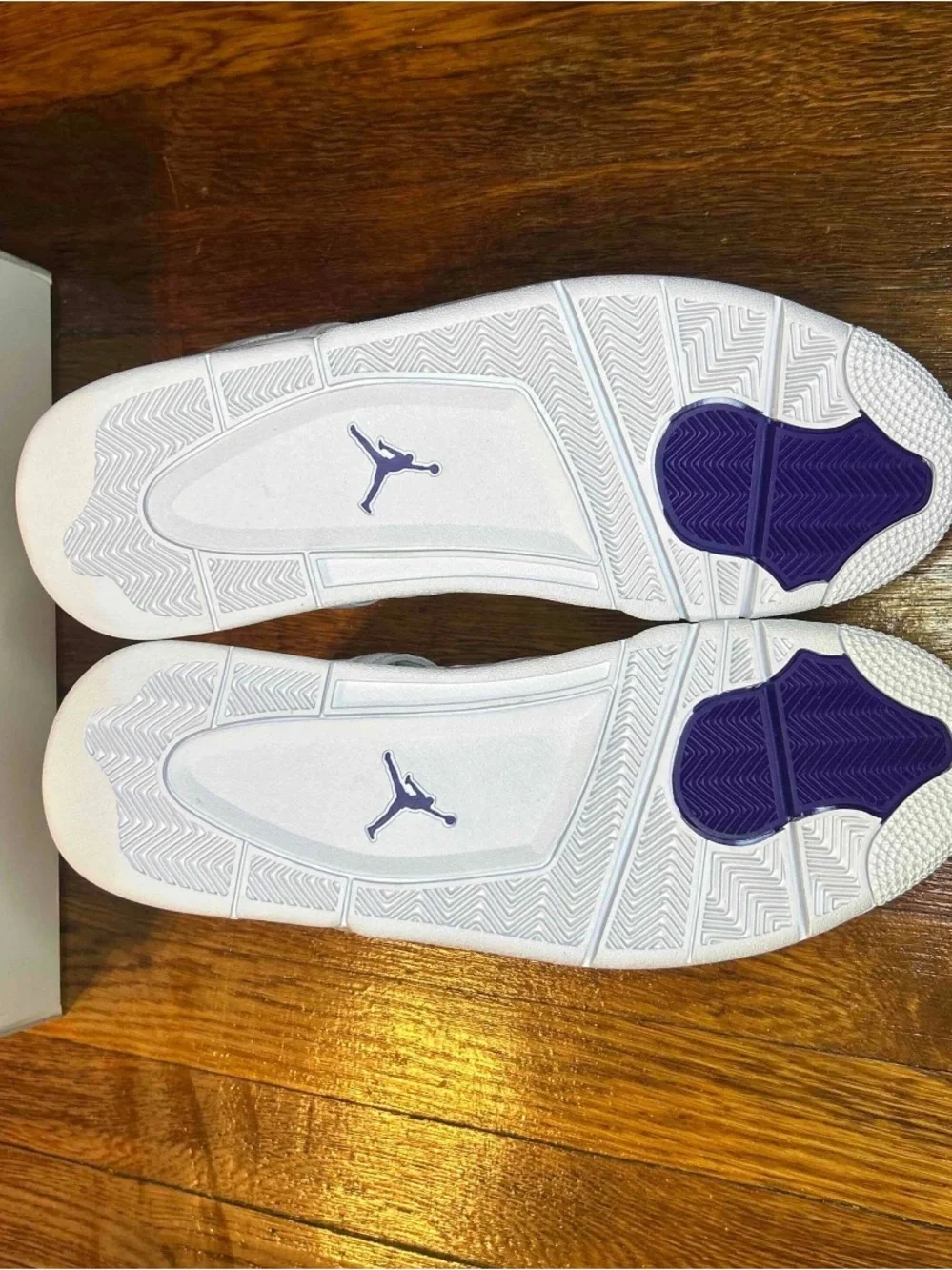 Air Jordan 4 Retro Metallic Purple Size 13 Men Shoes