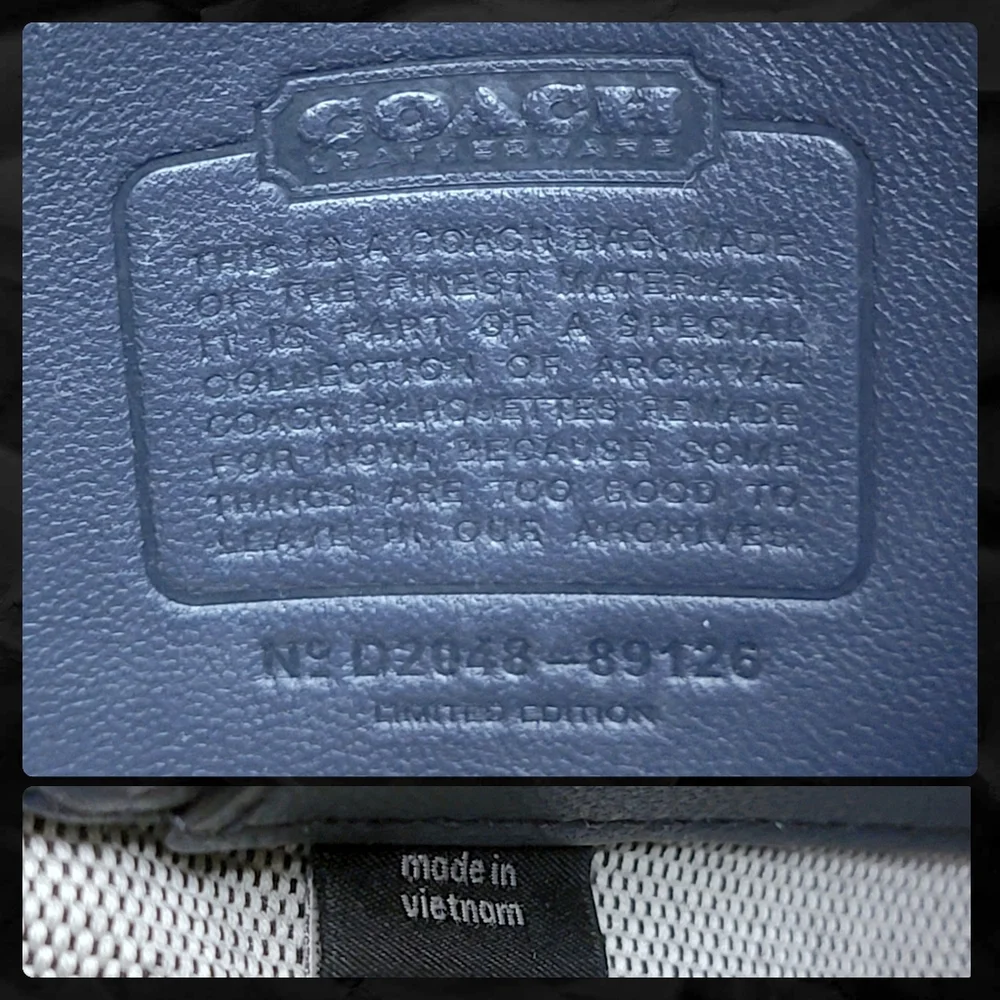 Coach style number