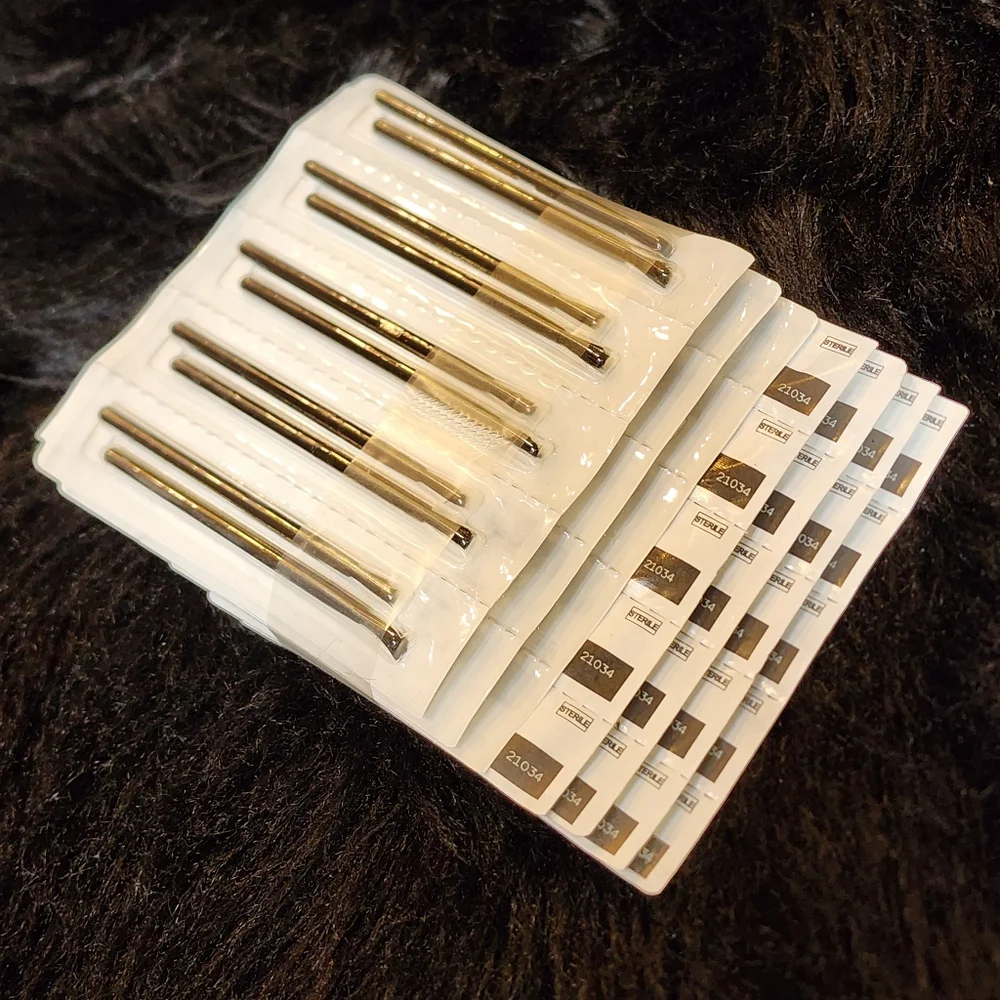 70 (10 Pieces Per Pack/7 Packs) Sterile Eyelash Serum Applicator Brushes