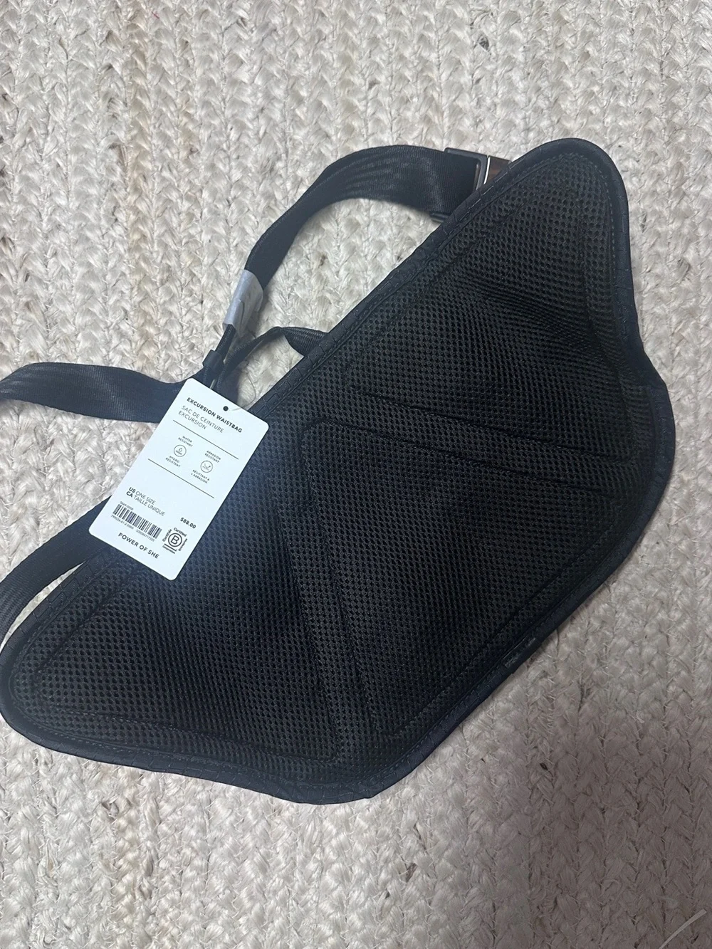 NEW Athleta Black Excursion Large Crossbody Belt Bag