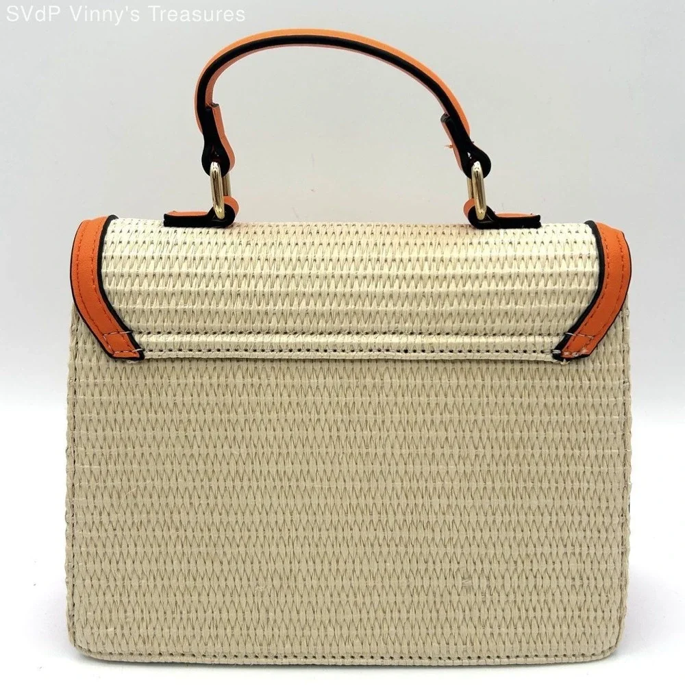 Aldo straw satchel
