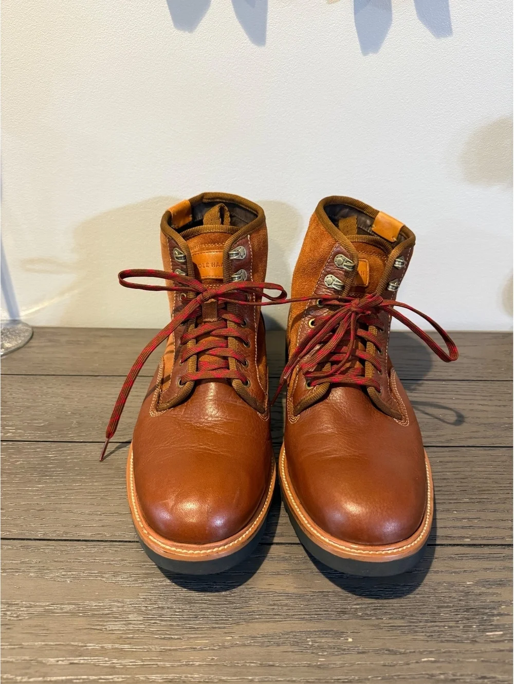 Cole Haan Men's Brown Leather Boots Size 12