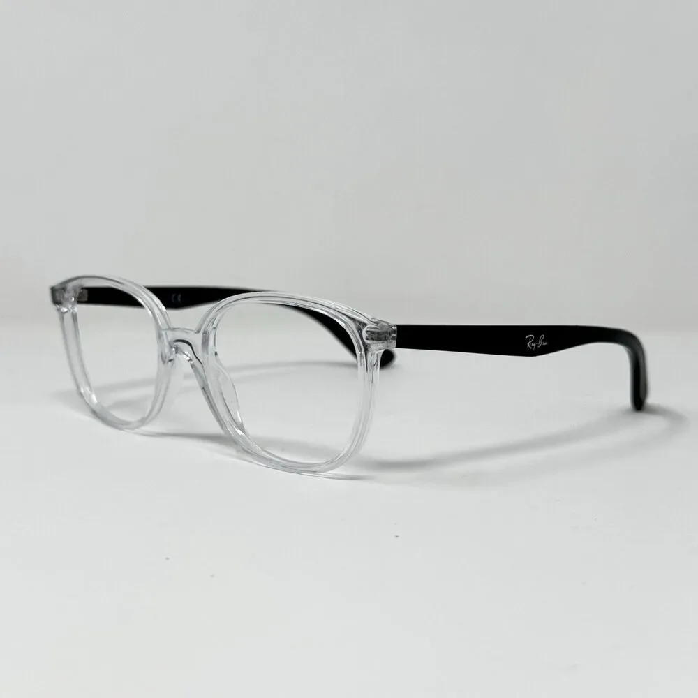 Ray-Ban RB1598 3541 Transparent Black Kids Eyeglass Frames 49-16-130