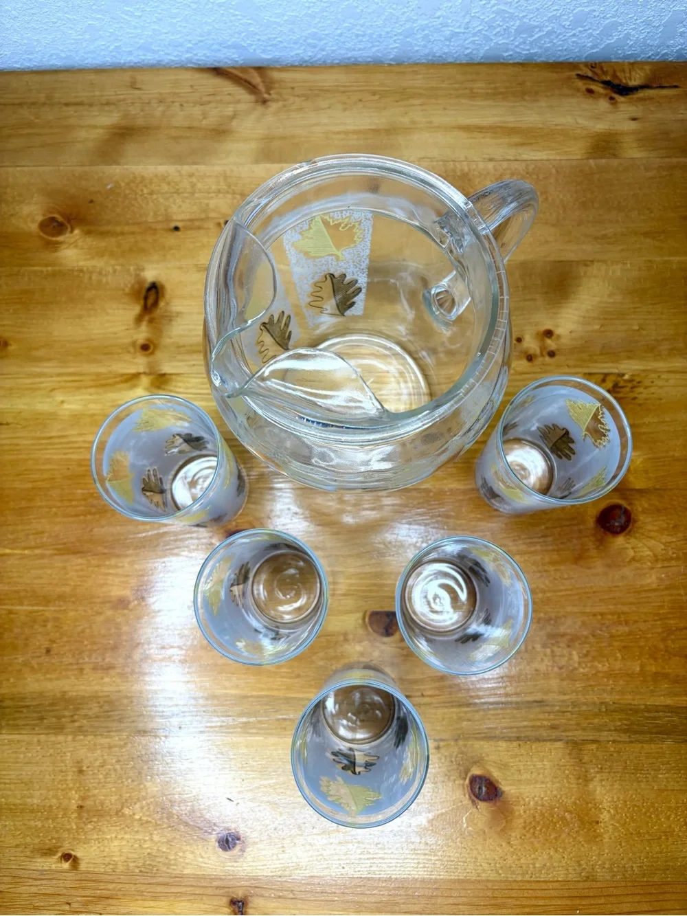 Libbey vintage frosted