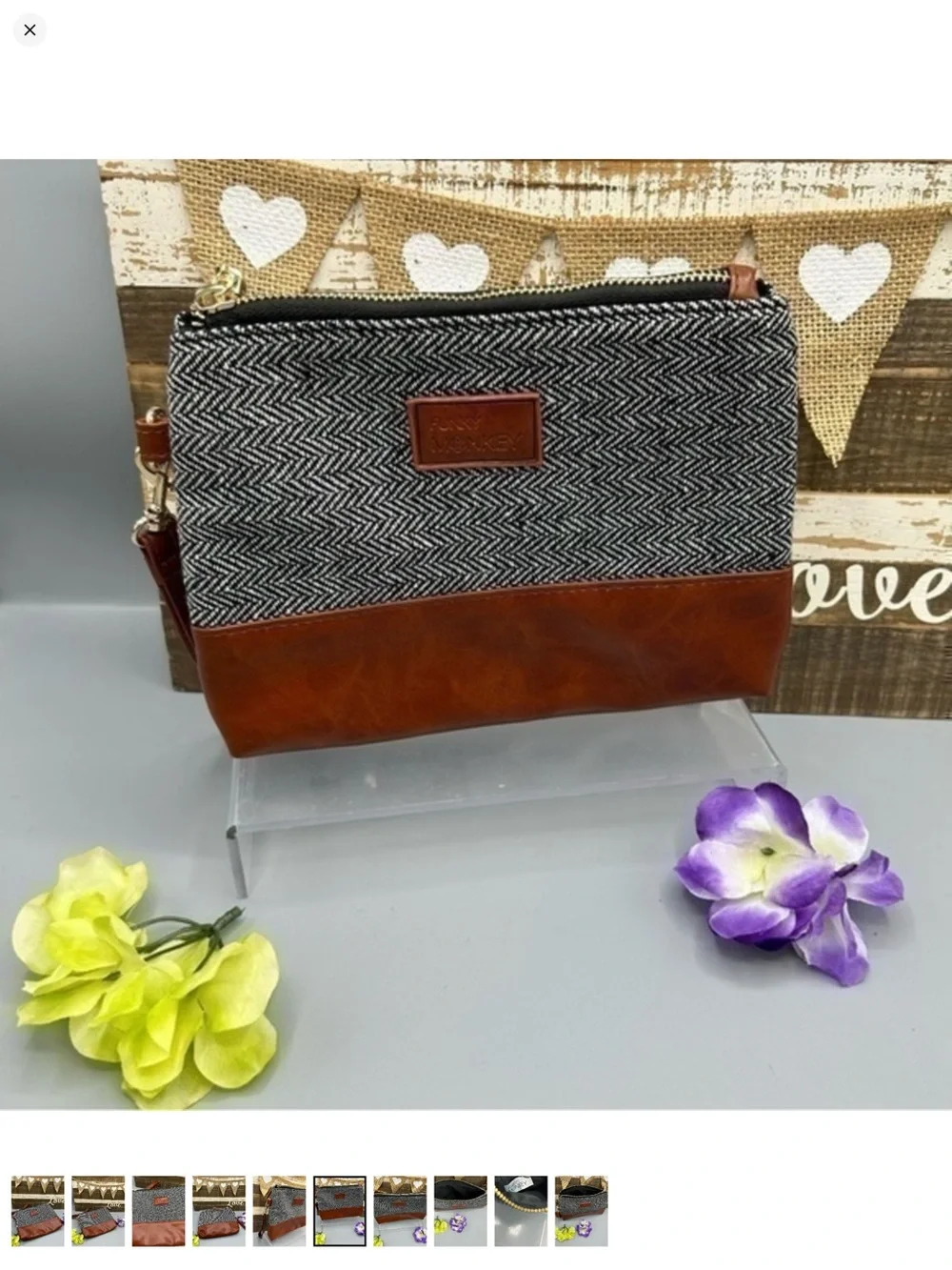 Funky monkey closure wristlet dressy