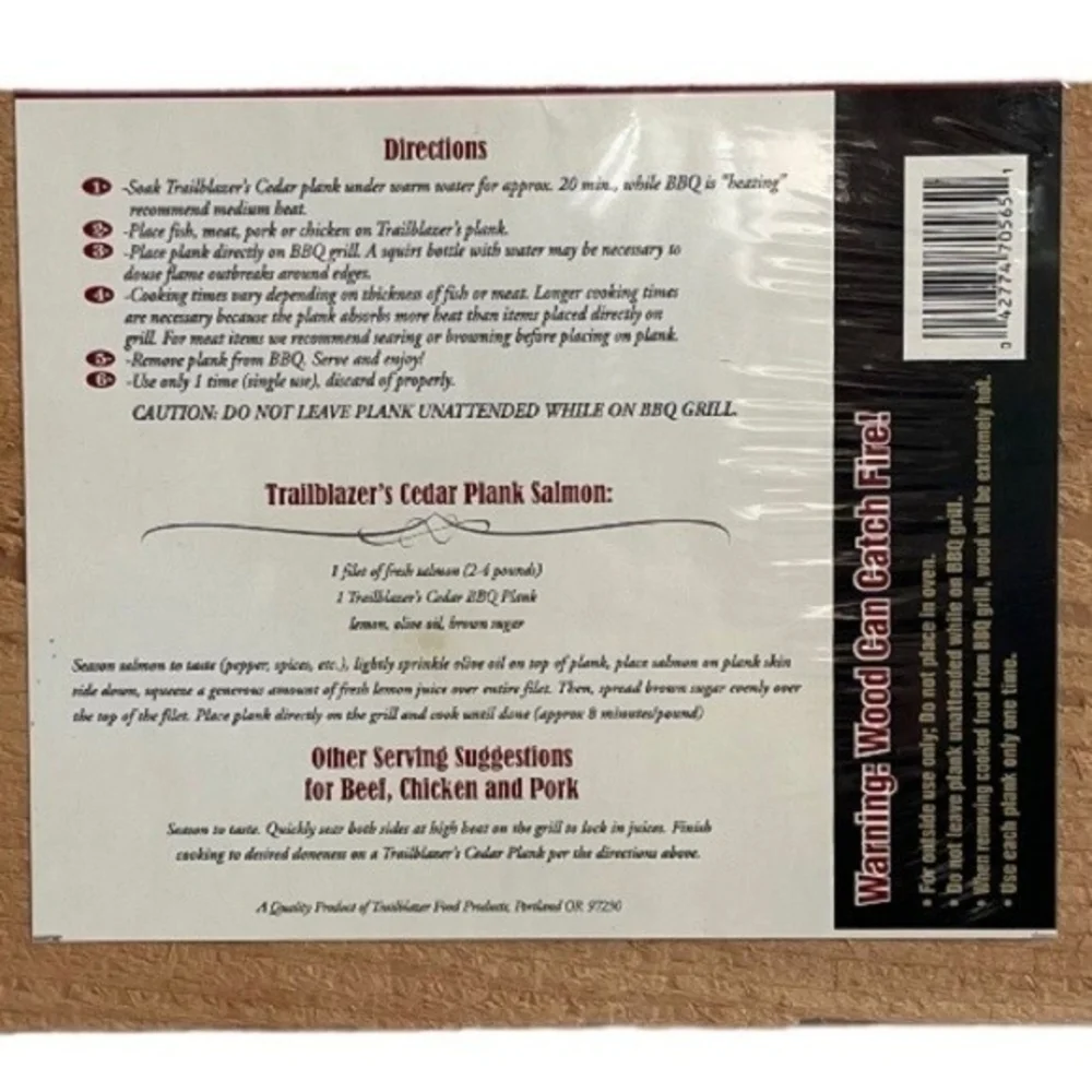 Traeger Industries cedar cooking