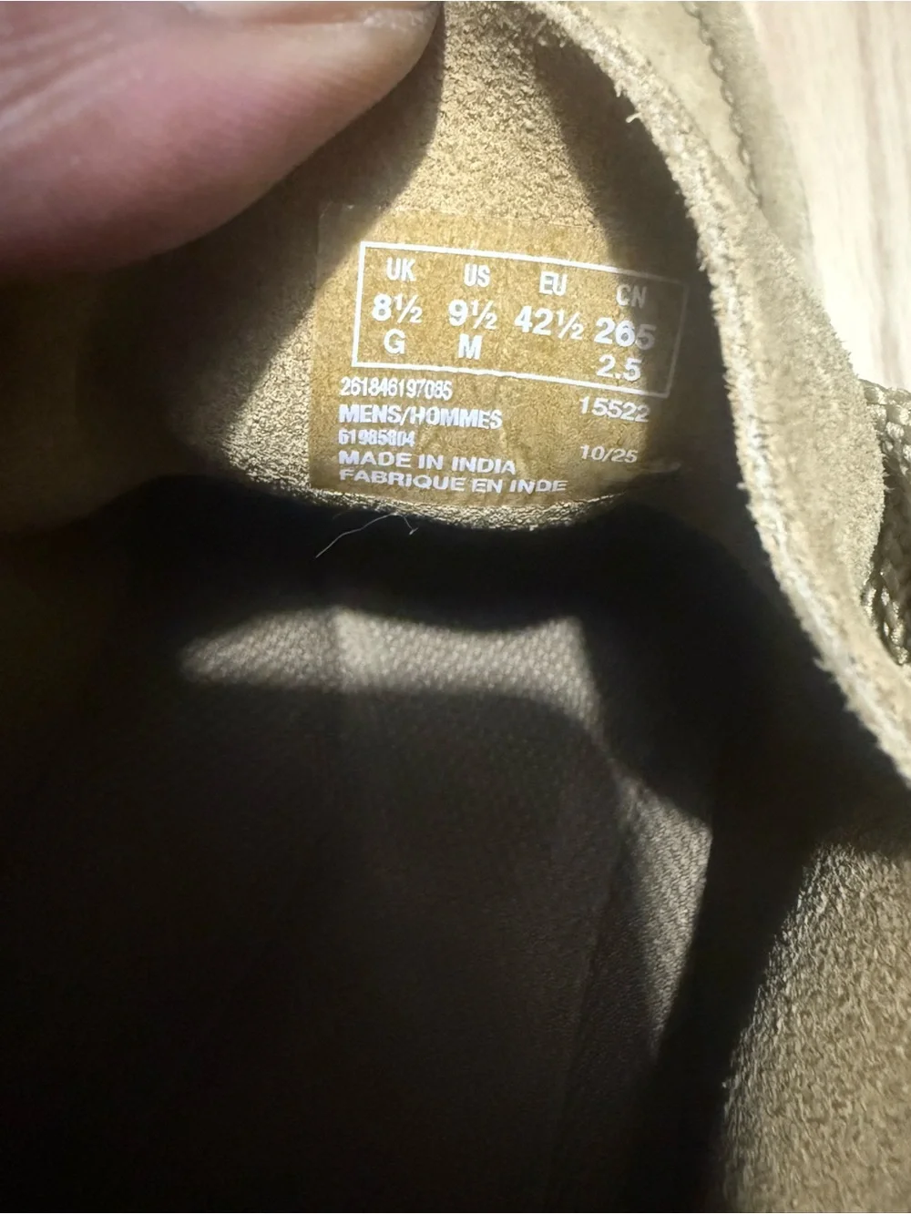 Clarks simple crepe up