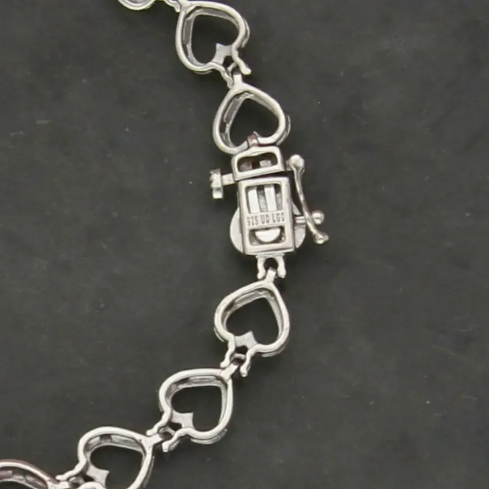 Sterling silver diamond