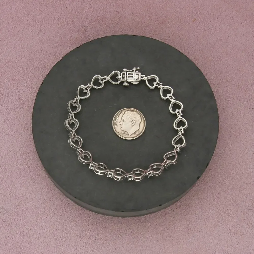 Sterling silver diamond