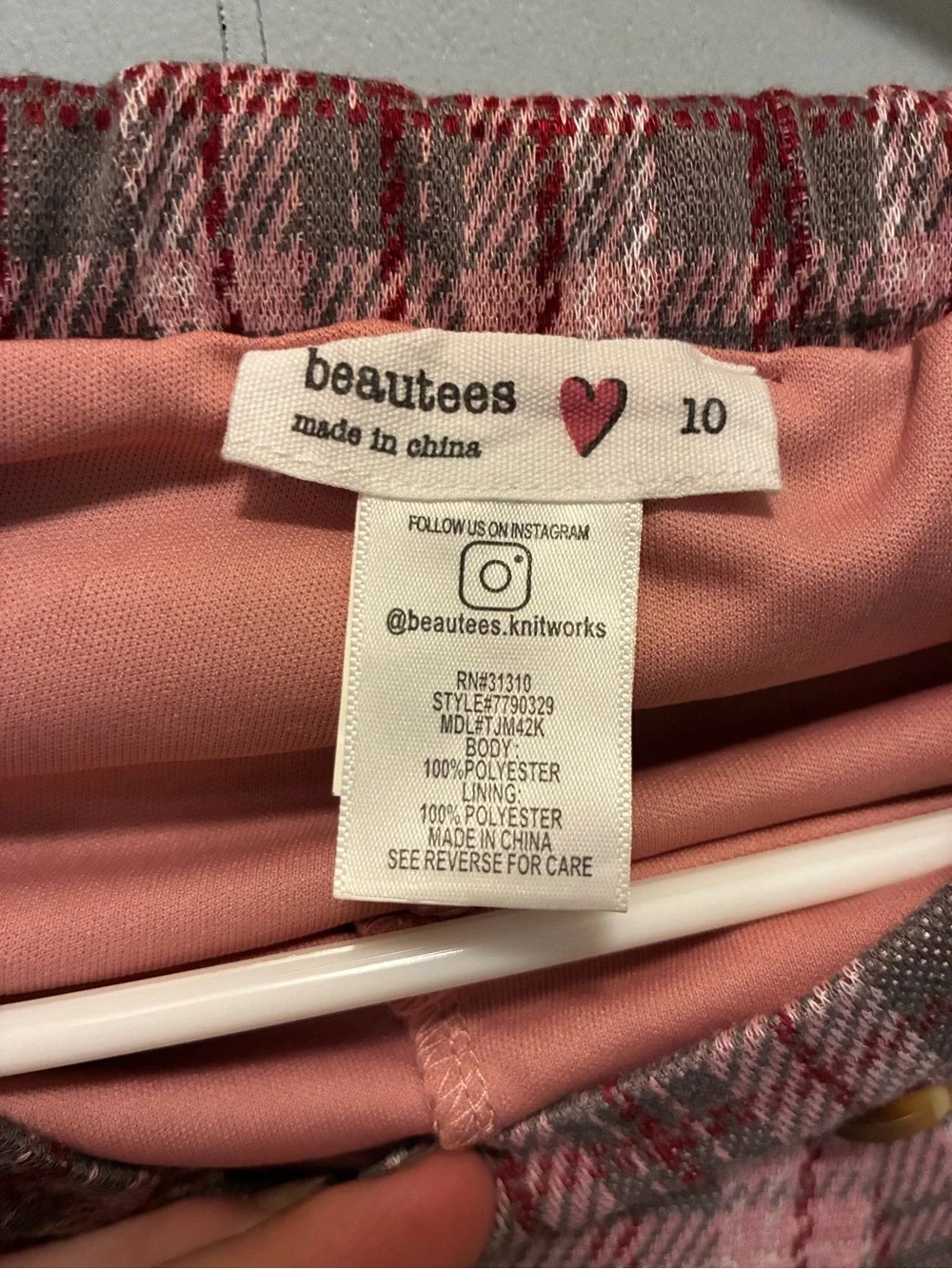 Beautees pleated skirt