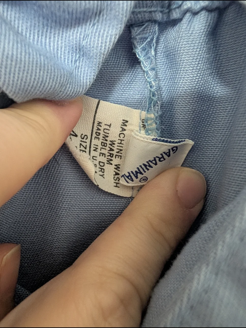 Vintage light blue