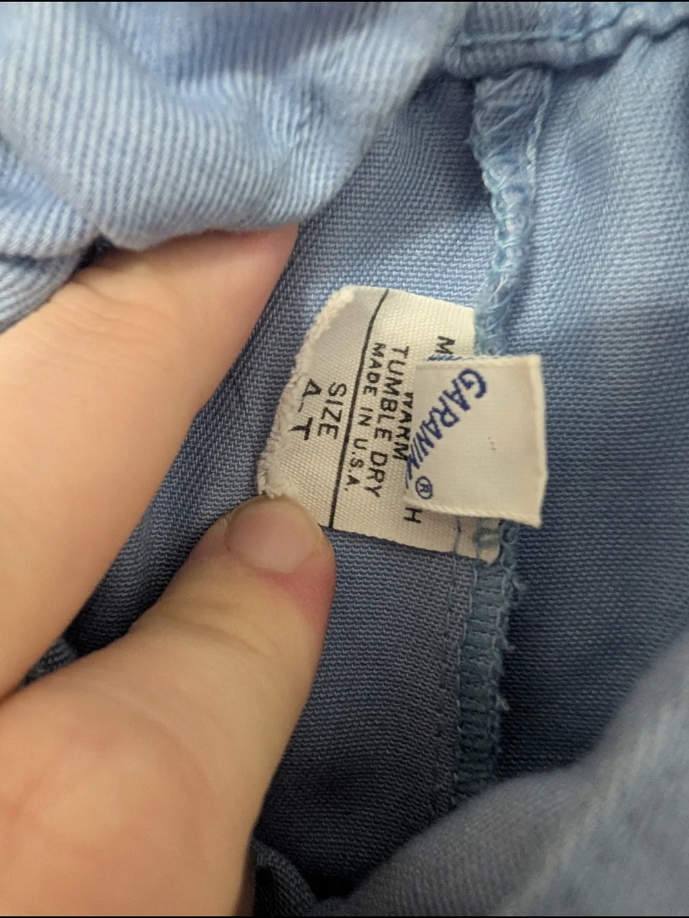 Vintage light blue