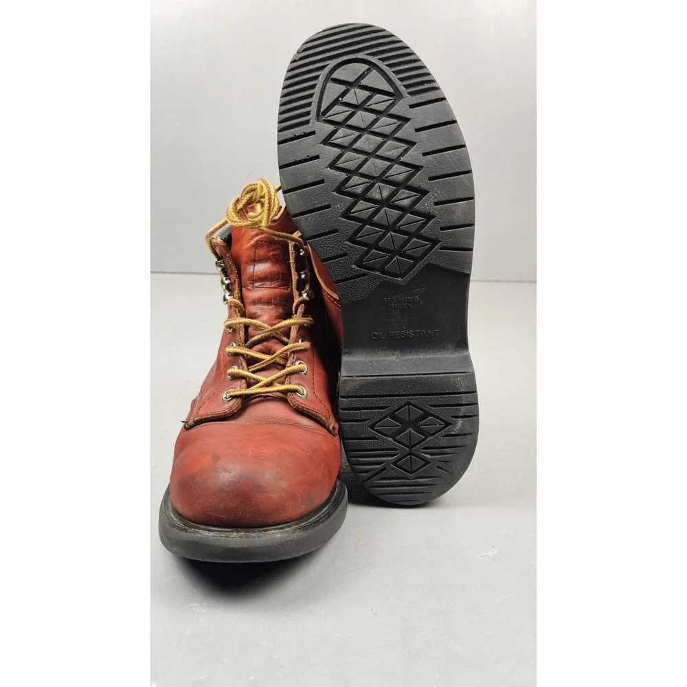 Red Wing Shoes vtg red
