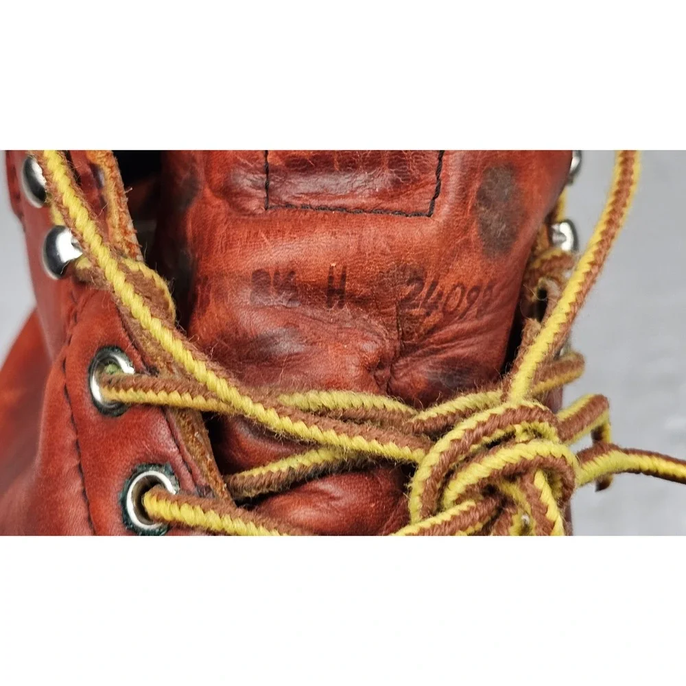 Red Wing Shoes vtg red