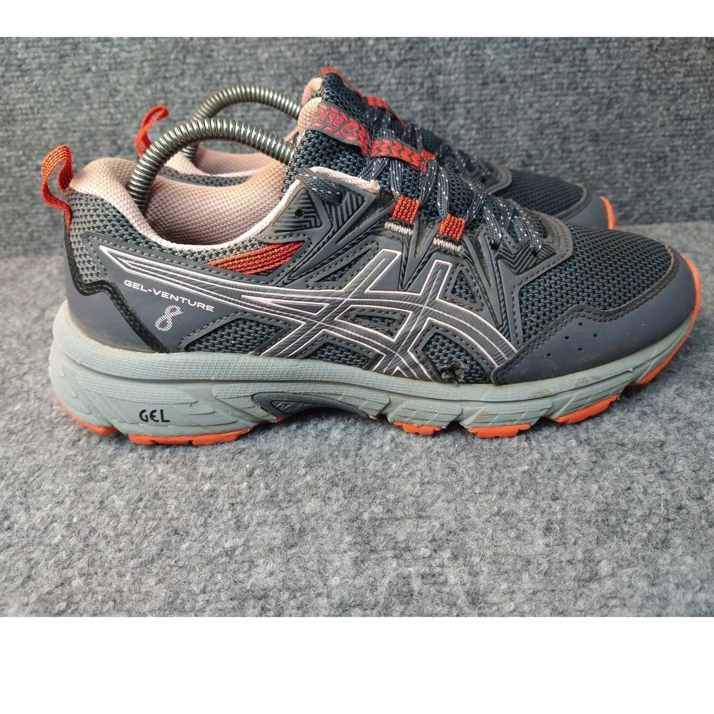 Asics‎ Gel-Venture 8 Womens Trail Running Shoes Grey Coral 1012A708 Size 9.5