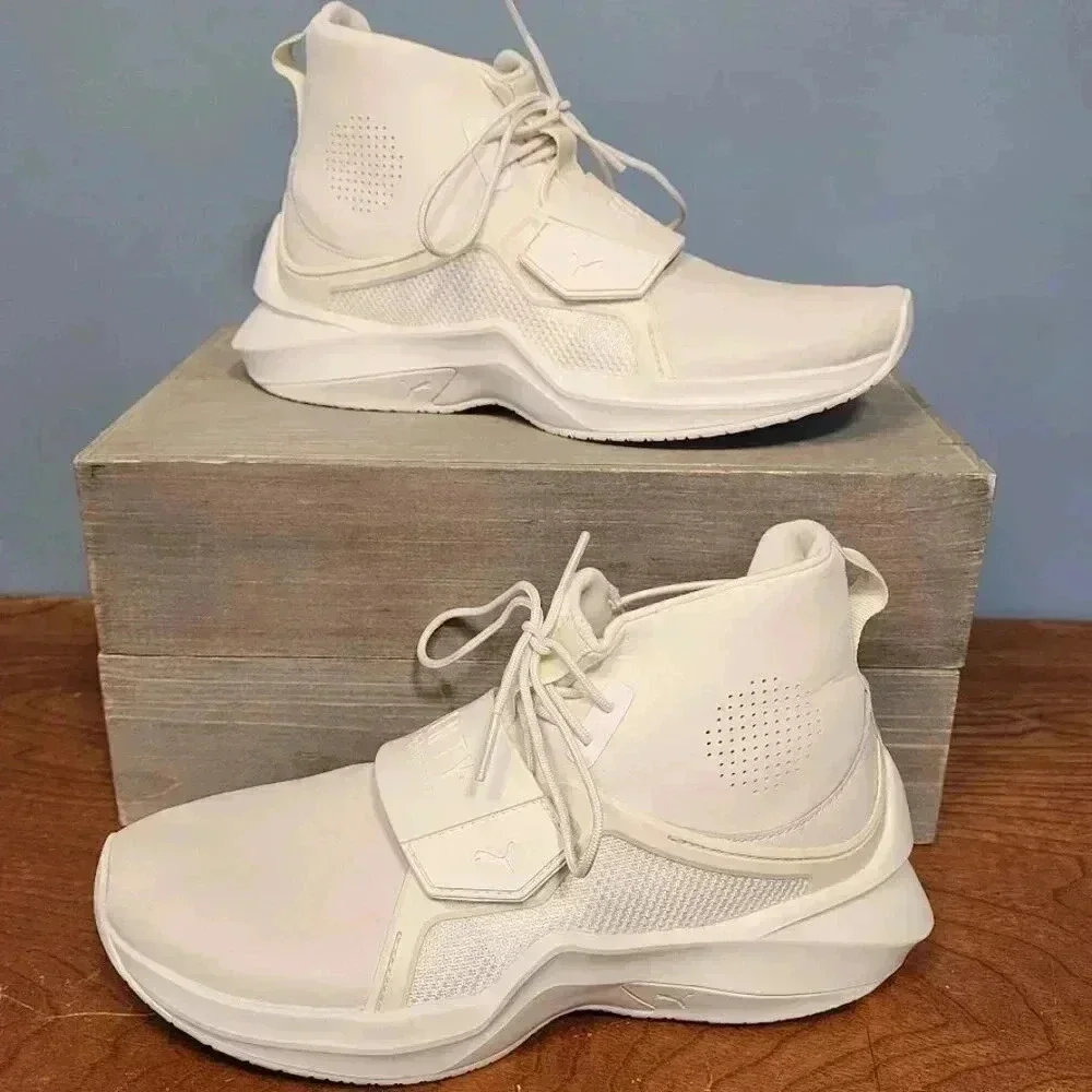Puma x Fenty by Rihanna Off White Sesame Trainers Women's Size‎ 6