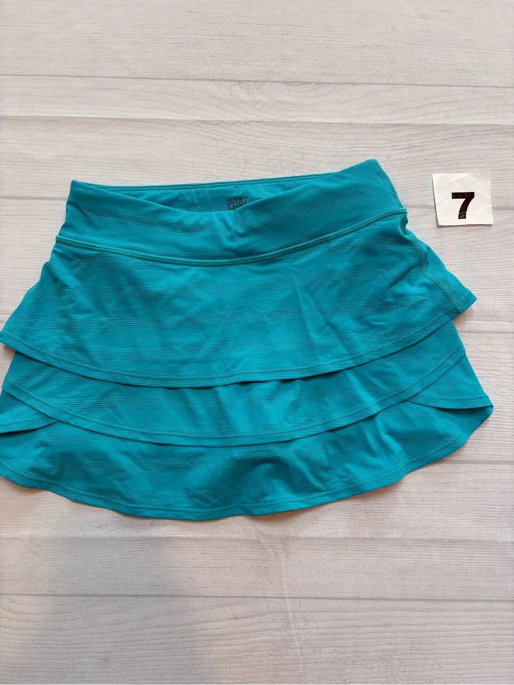 Athleta Teal Tiered Performance Skort