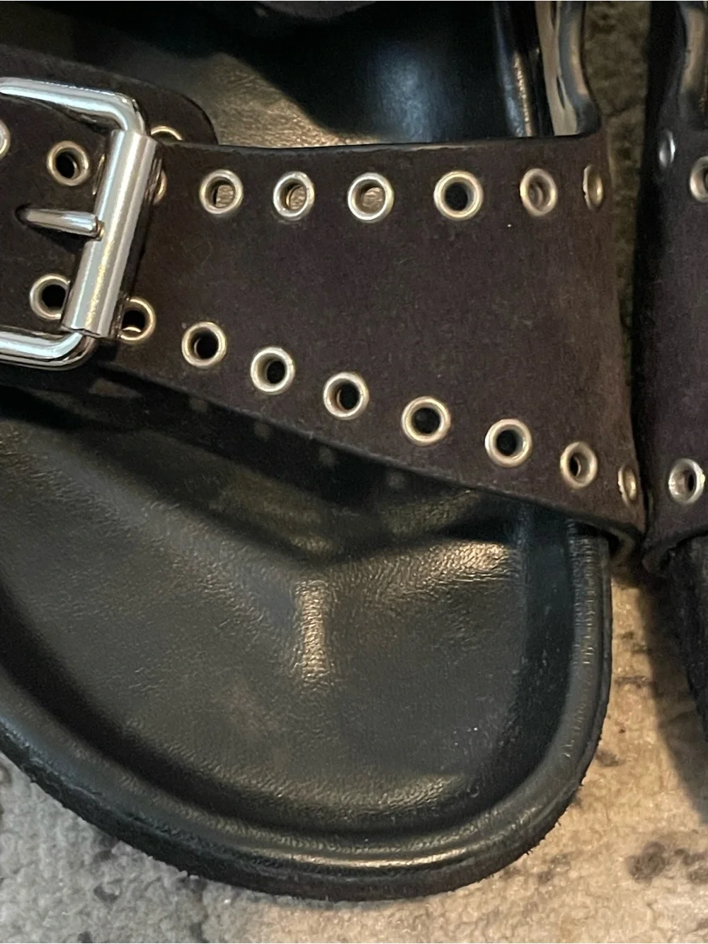 Isabel Marant black suede