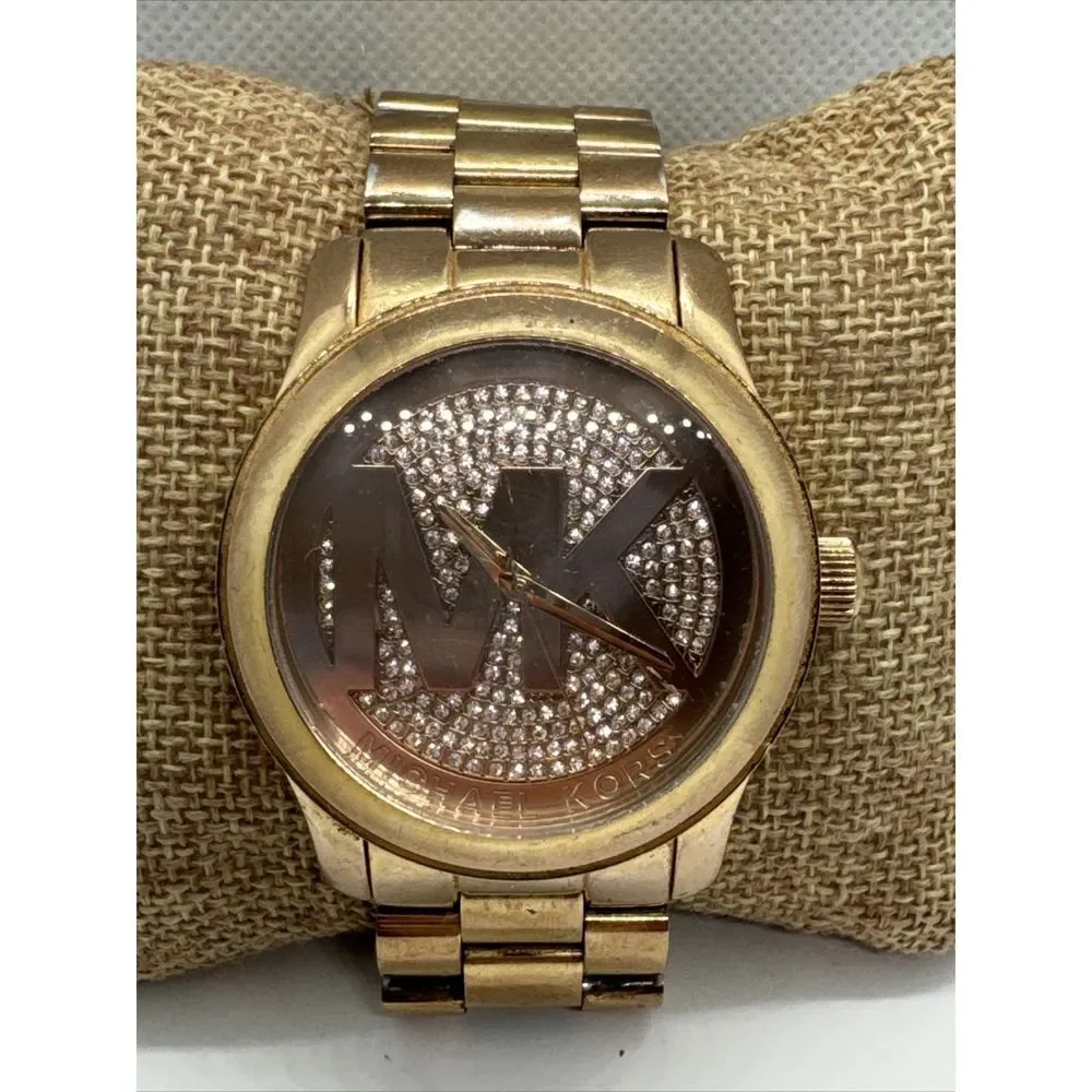 Michael Kors Runway MK5661 Women's Gold Stainless Steel Analog Dial Watch JNA797