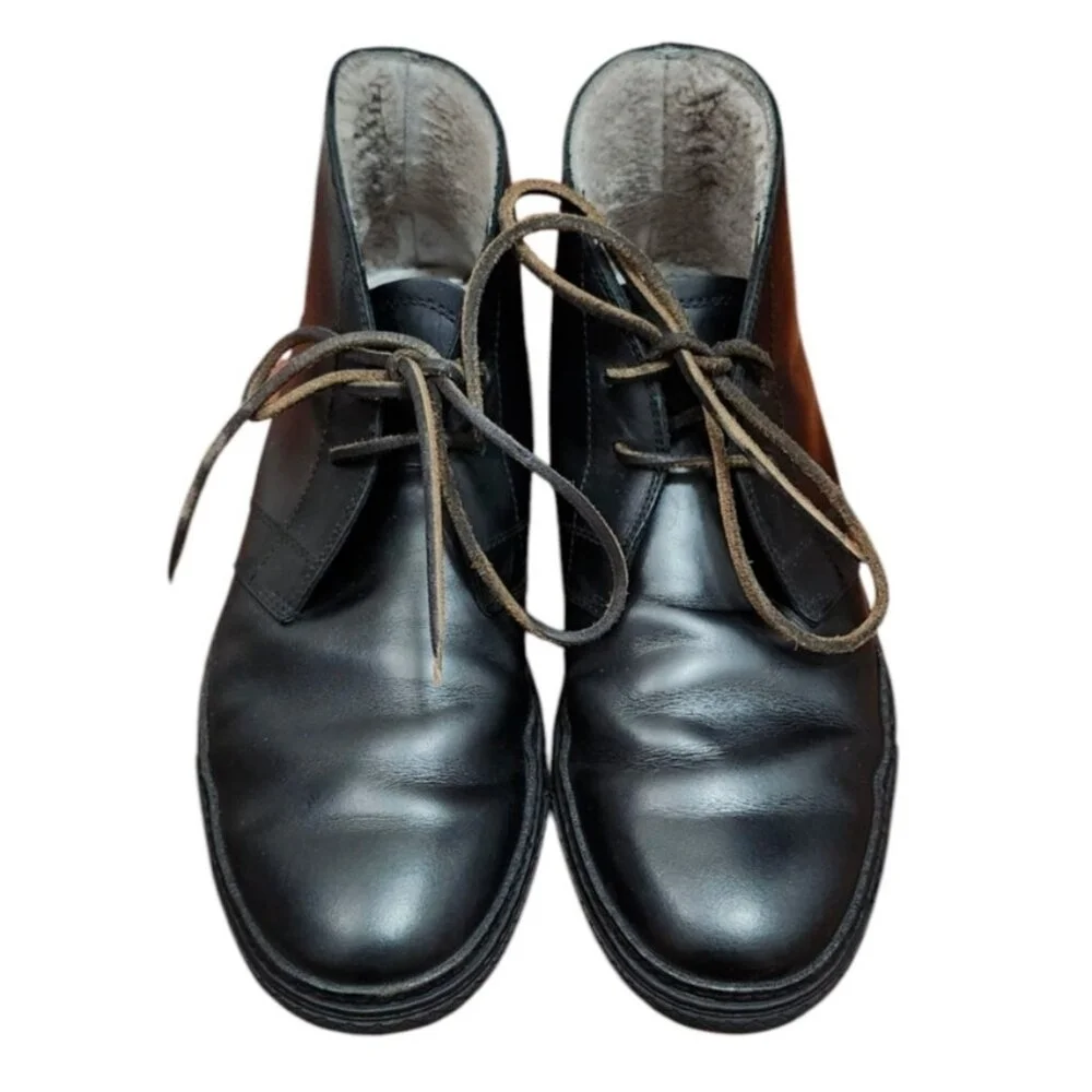 Frye shearling leather