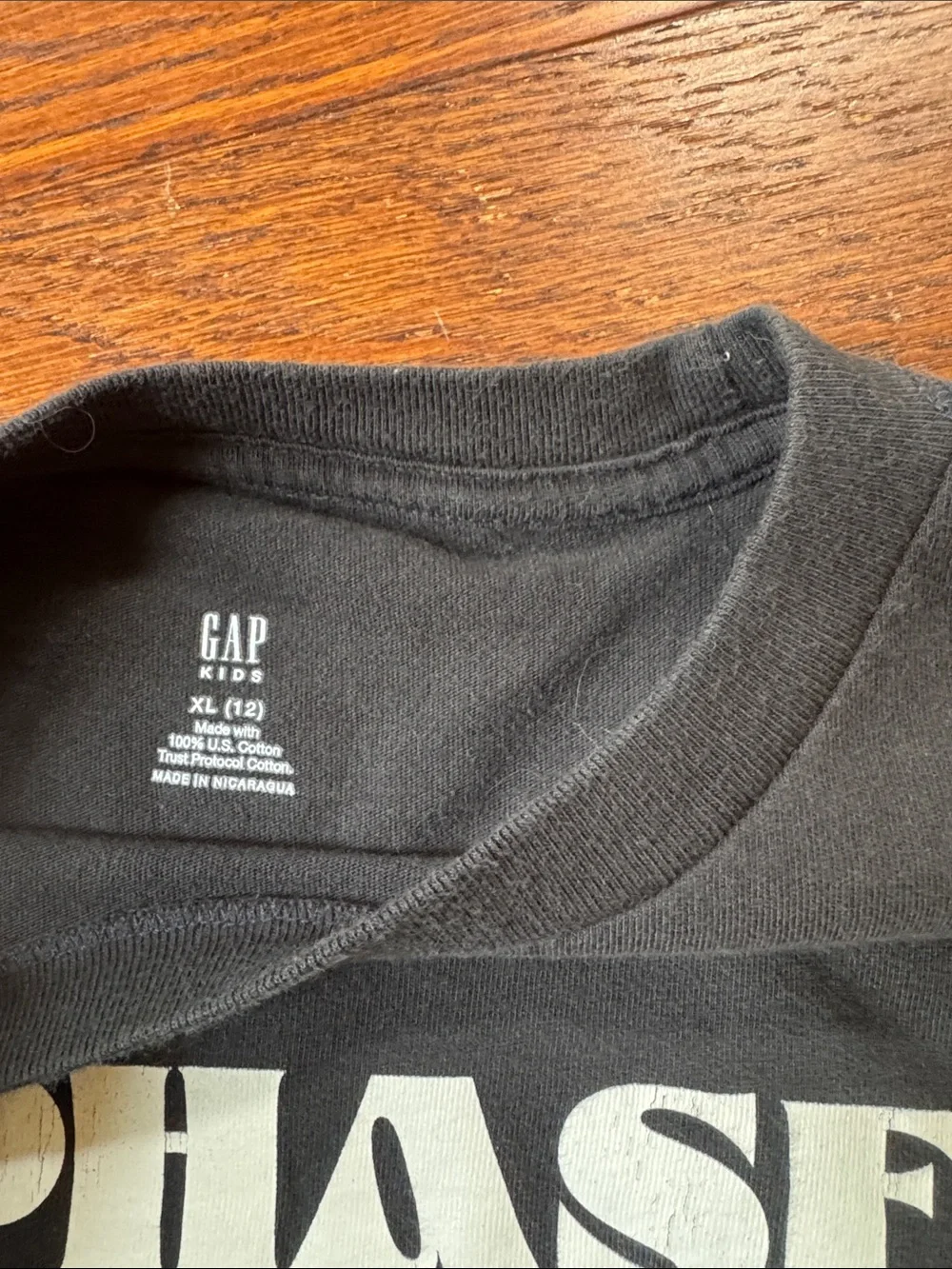 Gap Phases of the Moon Graphic Tee - Black