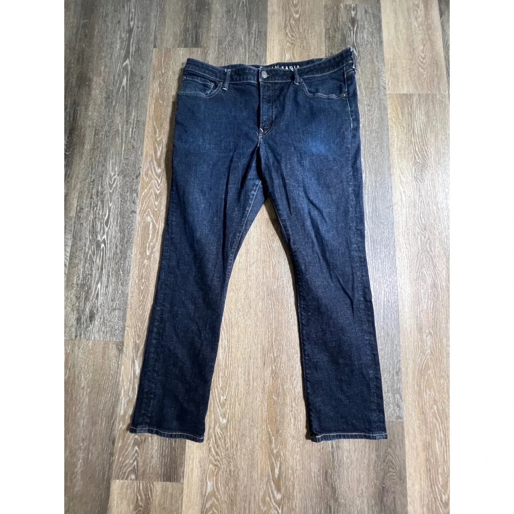 American Eagle Slim Jeans Mens 40x32 Dark‎ Indigo Ne(x)t Level Airflex 476