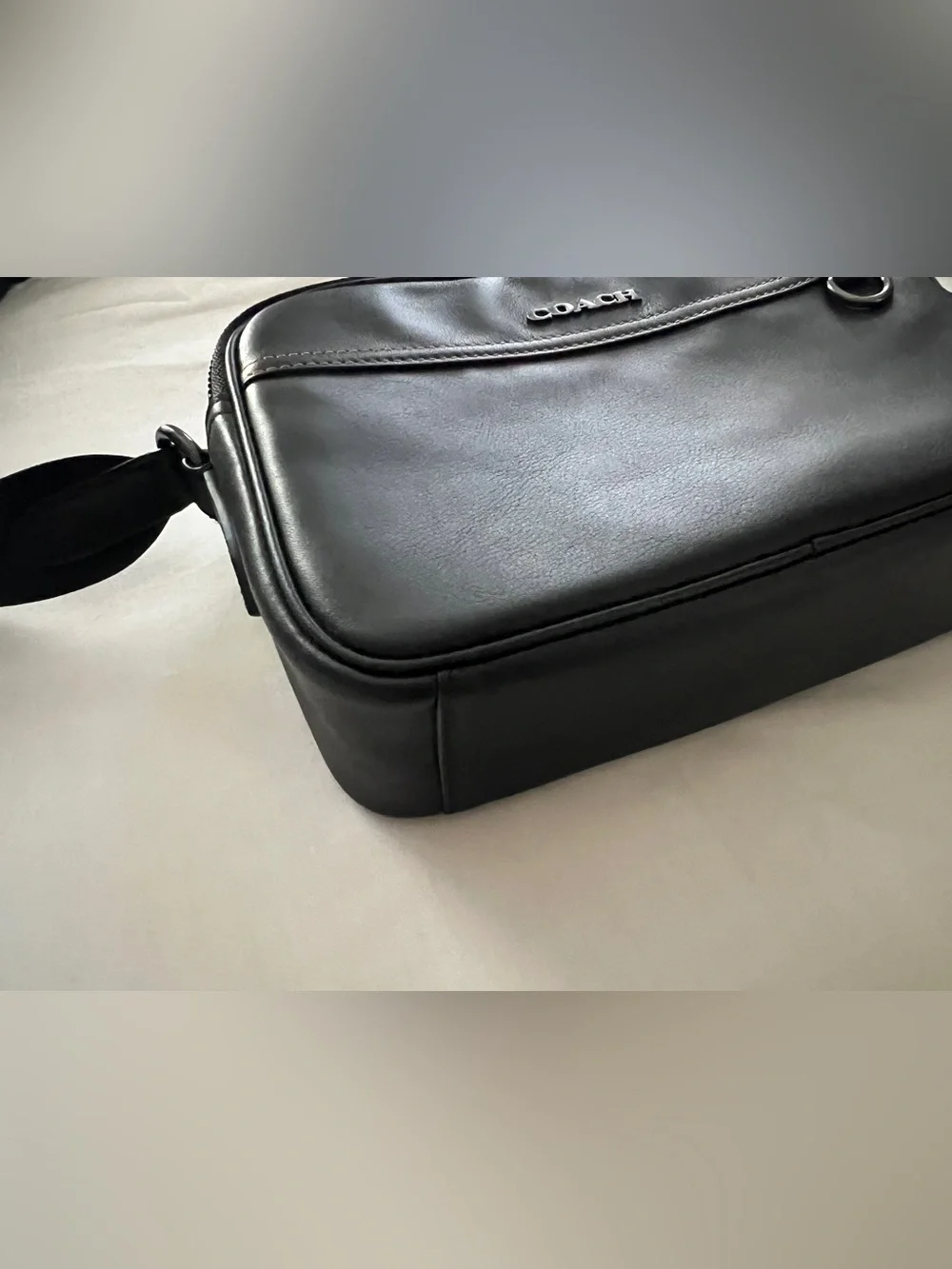 Coach Graham Crossbody Messenger Bag Black
