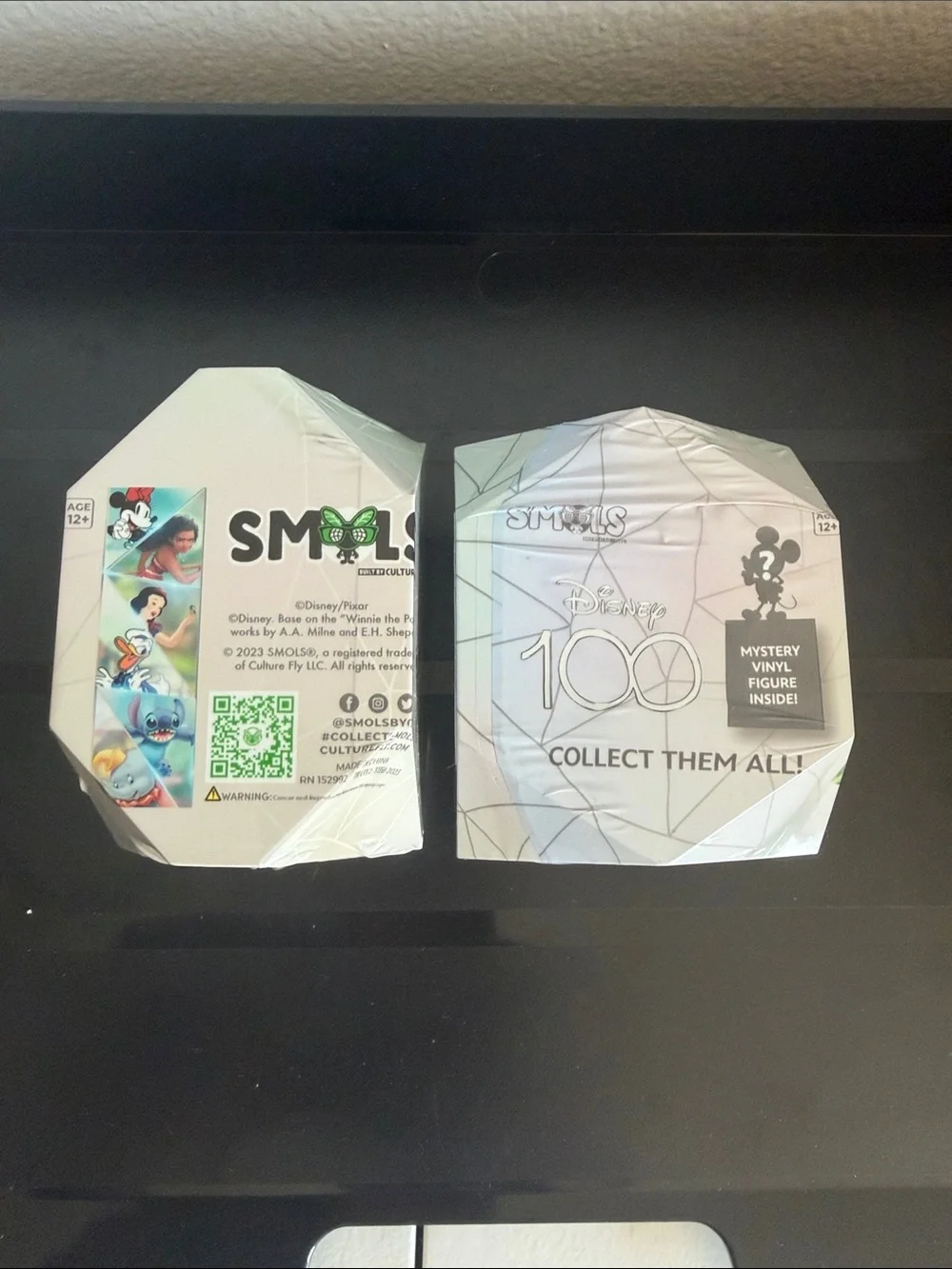 Disney 100 Mystery Vinyl Figure SMOLZ Series 1- Lot of 2