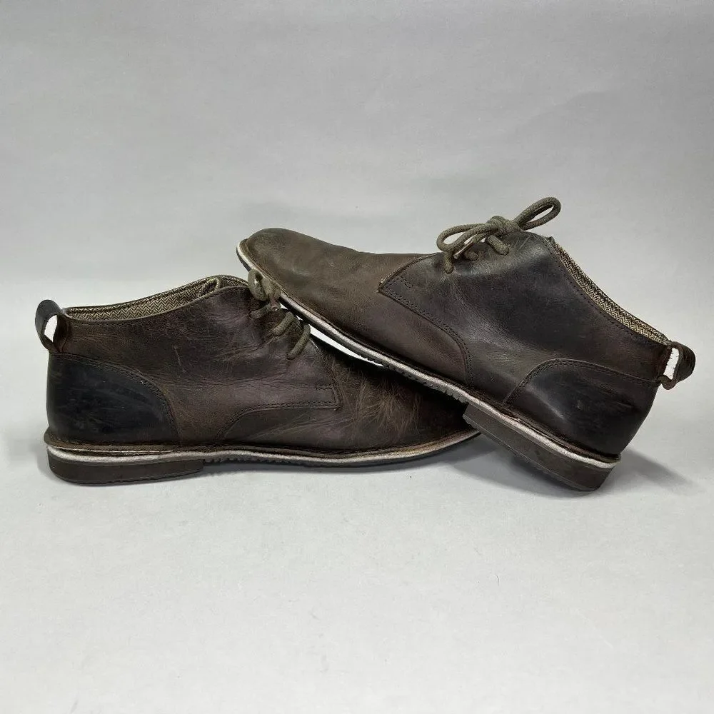 Varese Men's Gobi II Brown Leather Chukka Boots‎