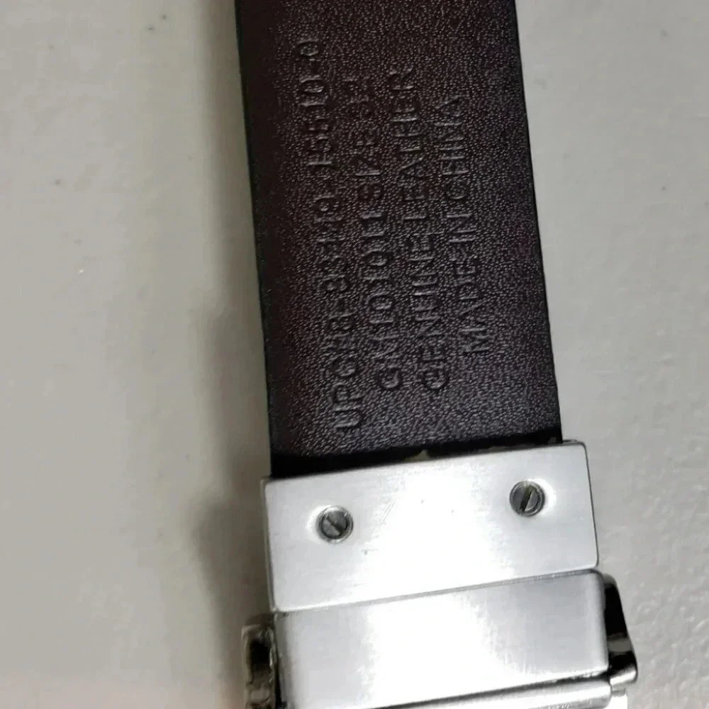 no brand black leather