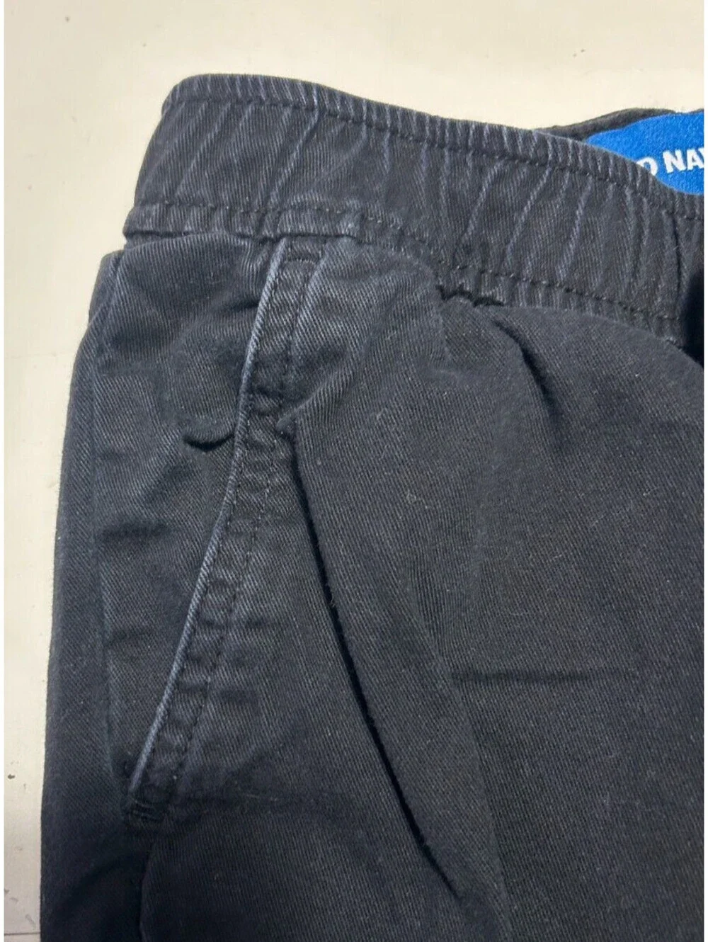 Boys OLD NAVY Black Jogger Pants Size Medium (8) Built-in-Flex