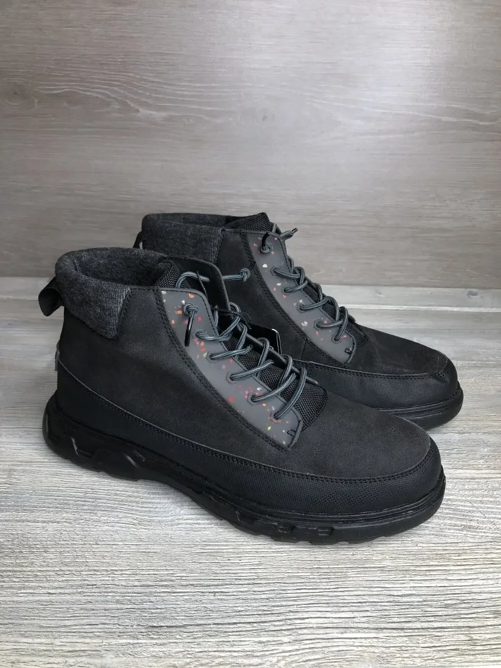 NWT Hey Dude Duke Eco Shield Black - Men's 12 - 112664900