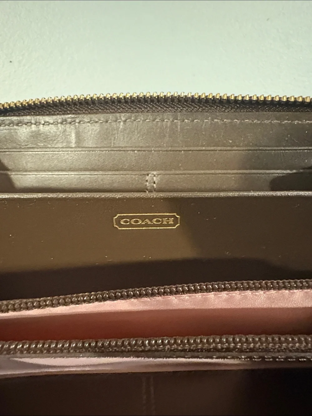 Coach classic zip