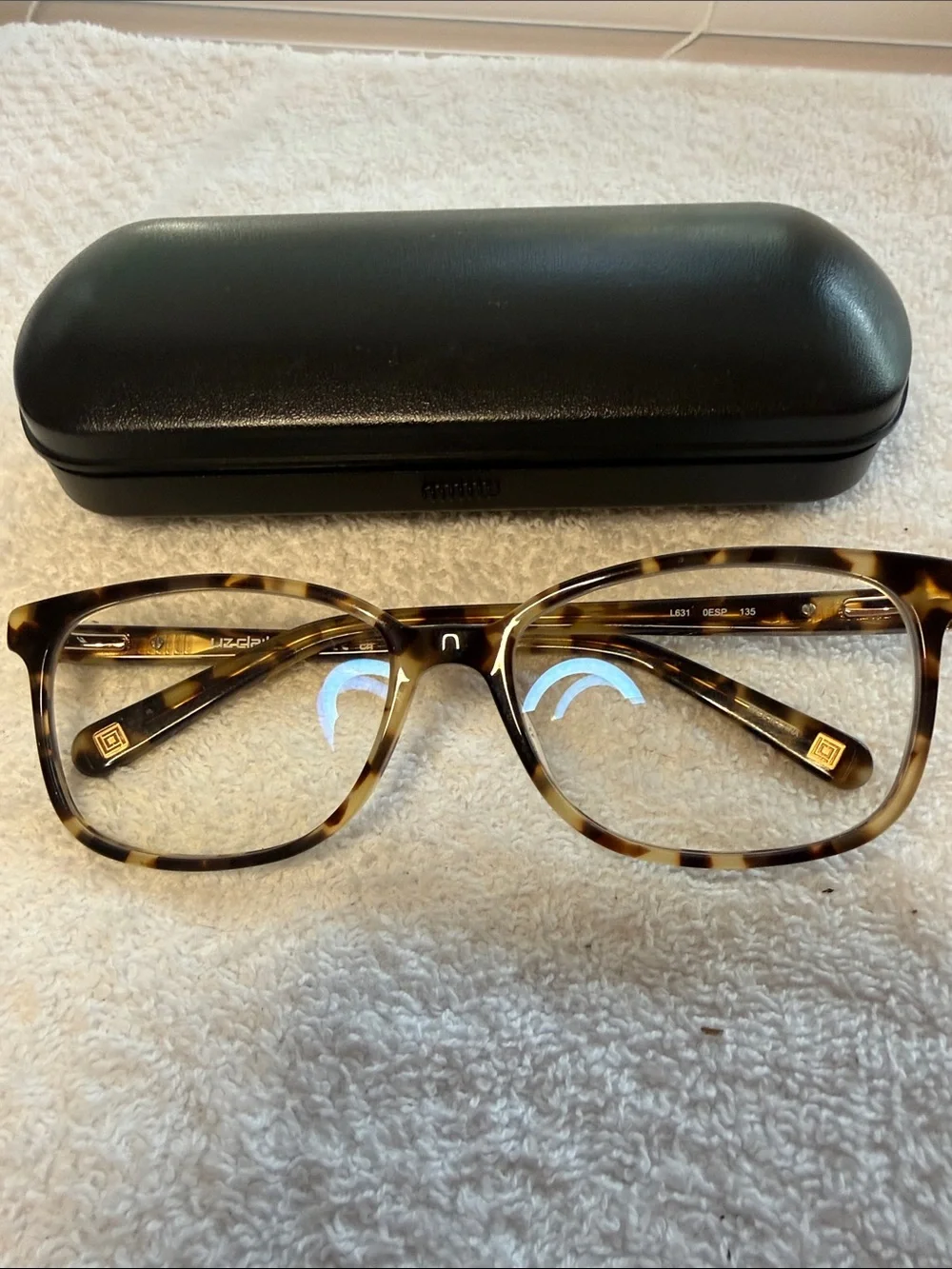 Liz Claiborne Eyeglasses Womens Tortoise L631 0ESP Full Rim Frames Only 52-16-13