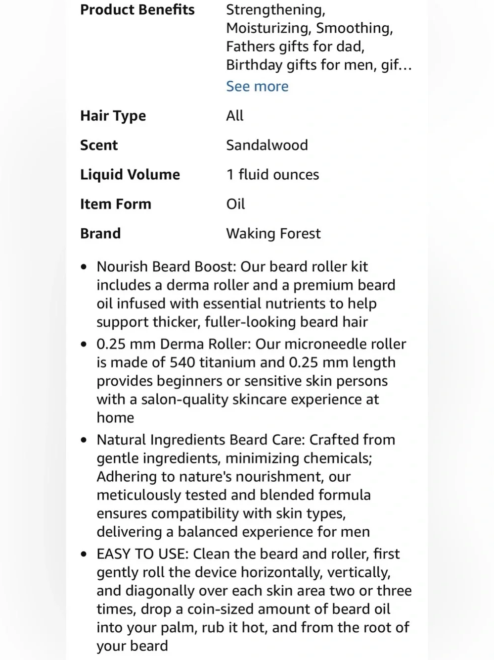Waking Forrst black set grooming