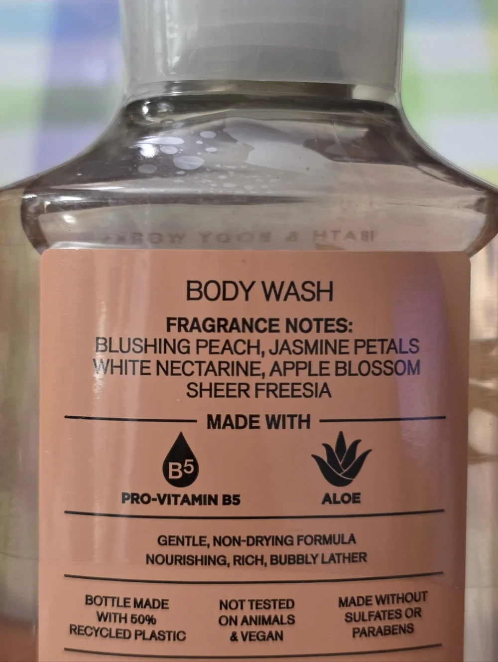 Bath & Body Works Pretty As A Peach Body Wash & Fragrance Mist Set NEW Rare