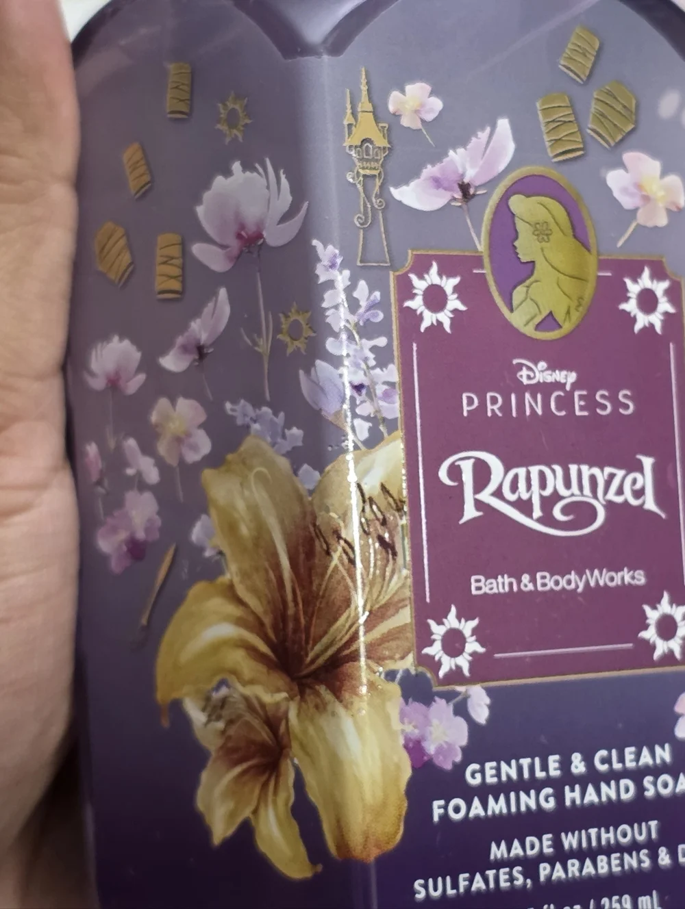 Bath Body Works Disney Princess Rapunzel & Belle Foaming Hand Soap Set NEW RARE