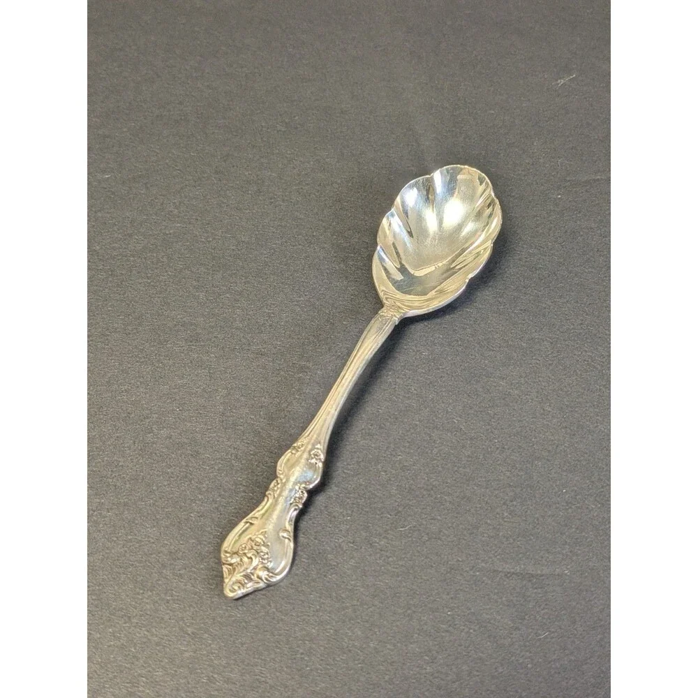 International Silver Company Silver-Plate Candy Dish & Silver Plate Spoon
