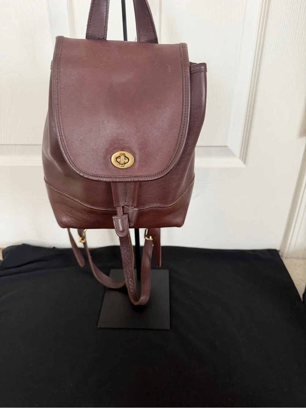 Coach Vintage Brown Leather Mini Backpack 9960
