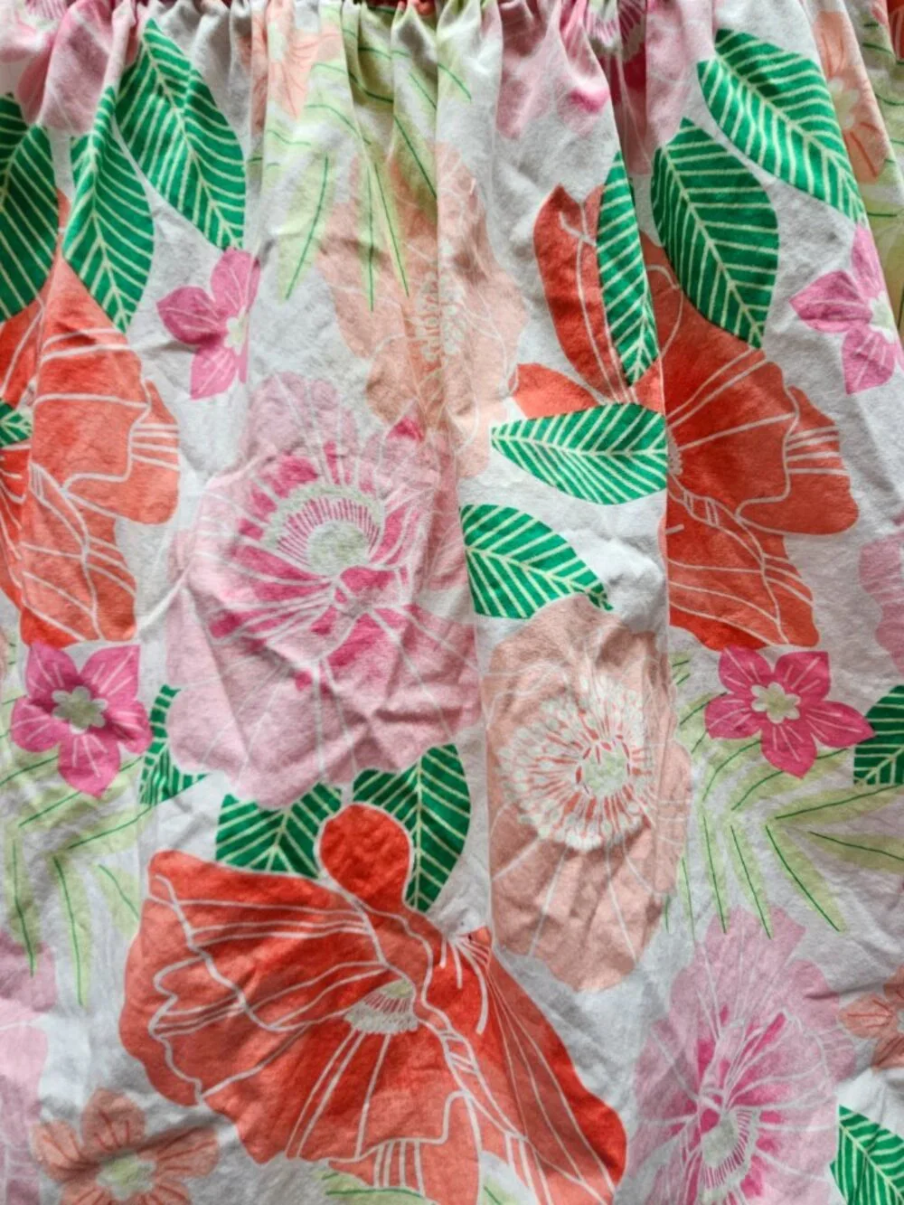 Girls Gymboree Fairy Blossom Coral Sleeveless Floral Botanical Flower Dress 5T