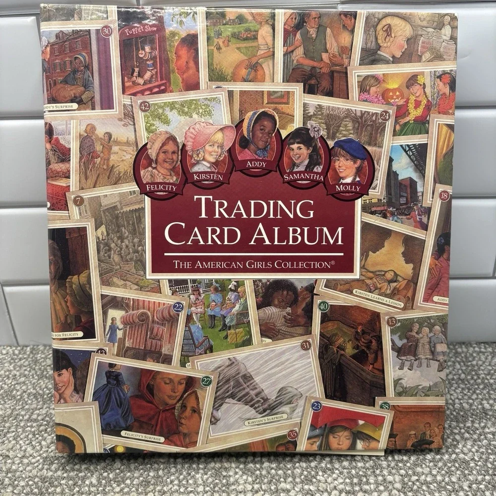 American Girl VTG Trading Cards W Notebook Felicity Molly Samantha MORE 90s