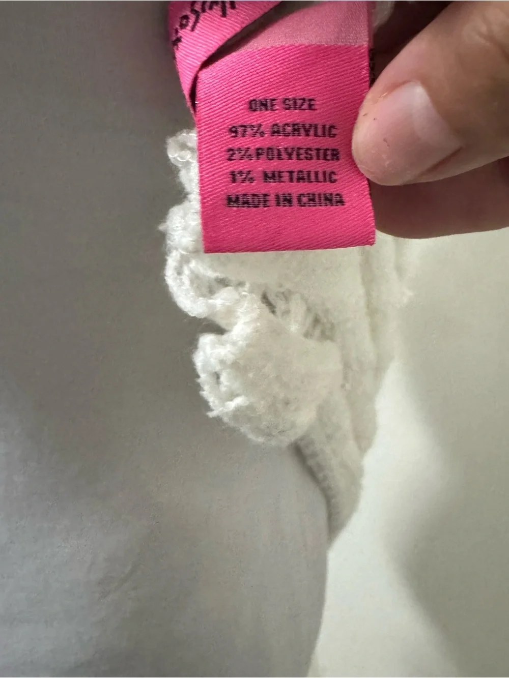 Betsey Johnson soft chunky