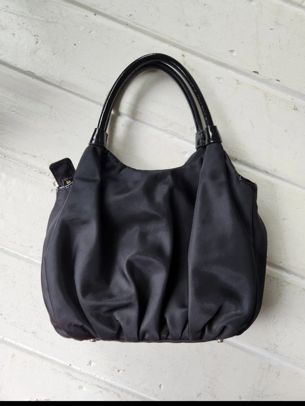 Kate Spade Black Satchel Handbag, Nylon,  Karen
