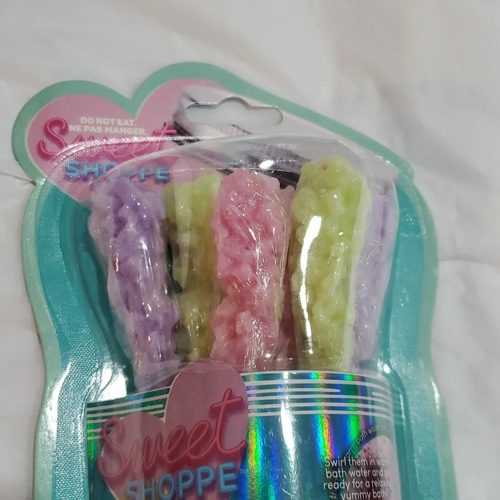 Rock Candy 6piece bath‎ salt sticks new