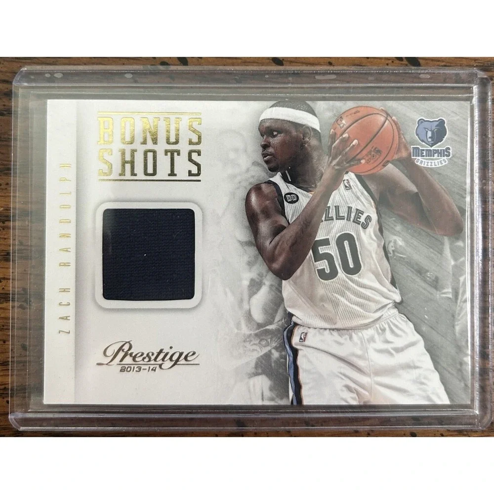 2013-14 Panini Prestige Bonus Shots Materials Zach Randolph #53