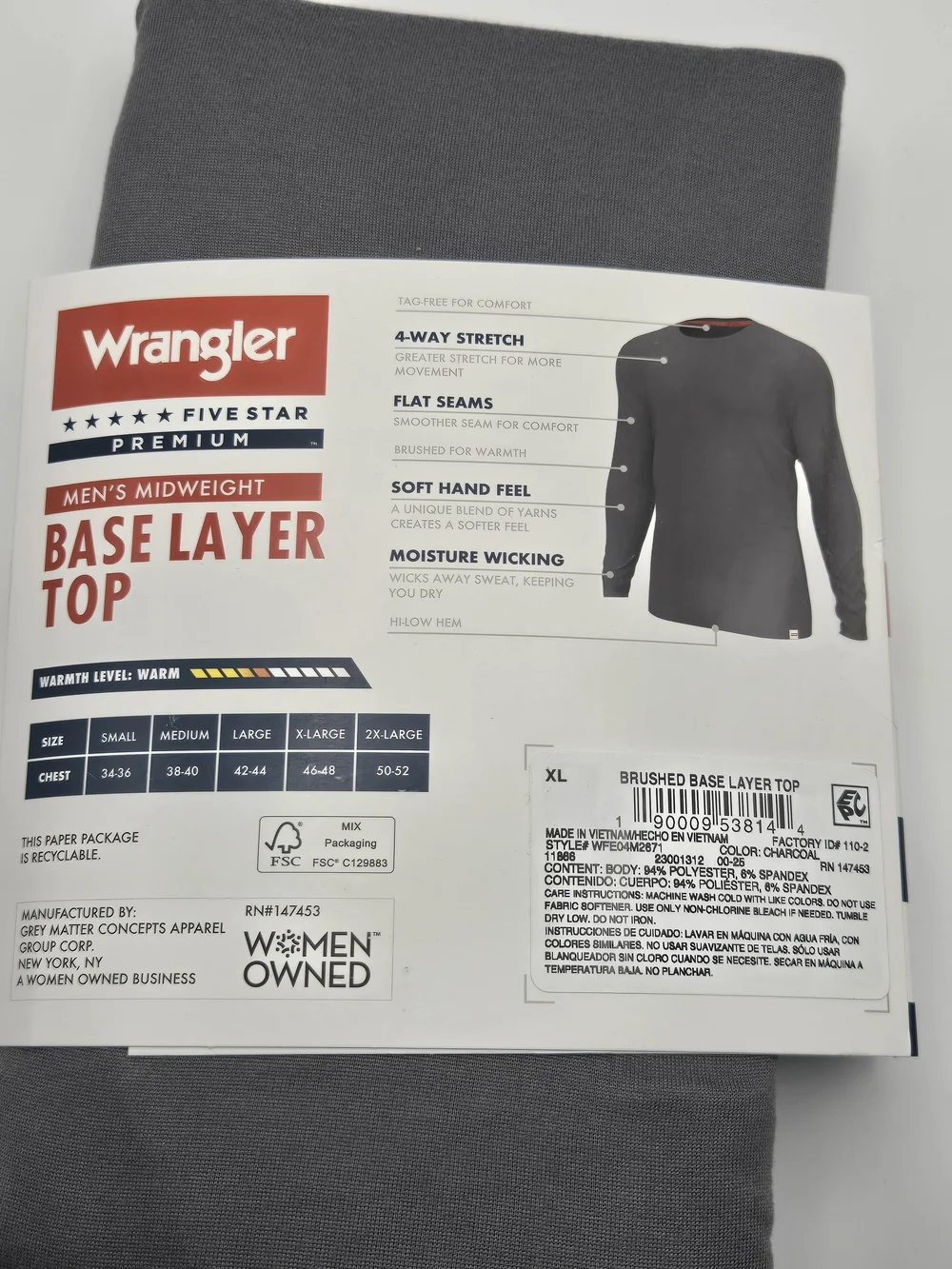Wrangler midweight base
