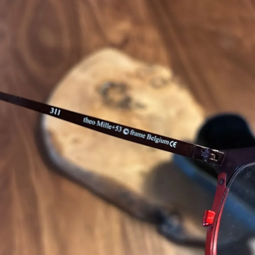 theo Mille + 53 Eyeglass Frame Belgium 311 Titanium