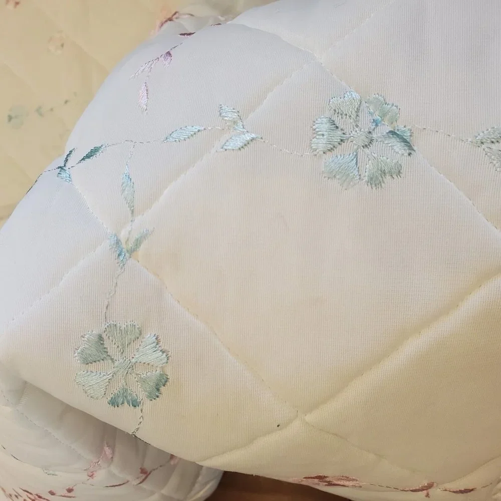 Vintage white quilted
